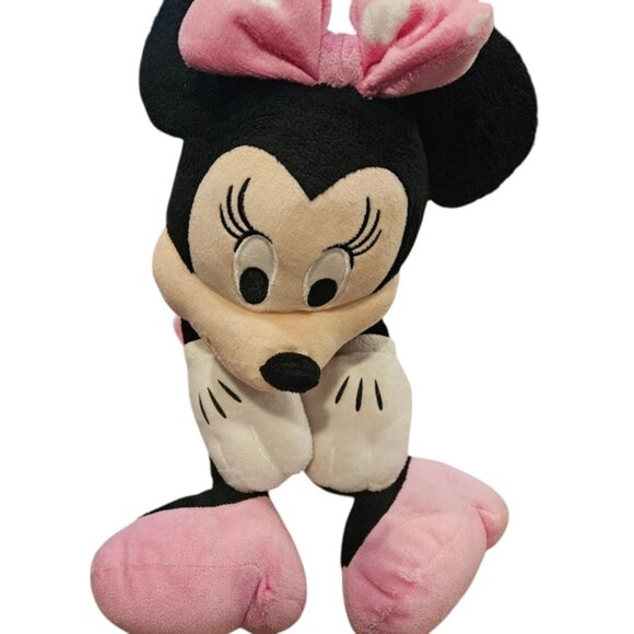 Disney Minnie Mouse 16" Baby Pink W/Polka Dots Stuffed Toy Plush - Picture 7 of 7